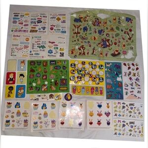 Vintage Sticker Collection Lot